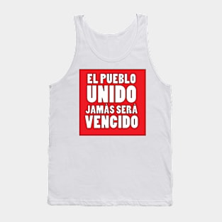 El pueblo unido jasmas sera vencido Tank Top